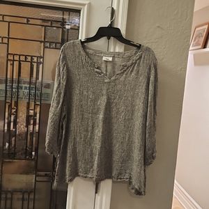 Tunic top from J Jill. Linen